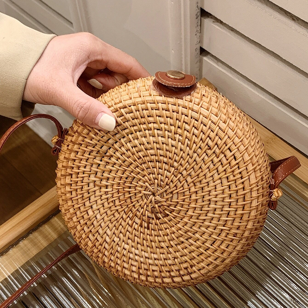 Wholesale Bali Rattan Bags Round Ball Design Sling Handmade Best Quality  Etnic Unique Design at Rs 550 | Single Strap Bag in Jodhpur | ID:  24645388573