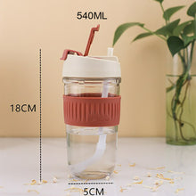 Load image into Gallery viewer, Glass Tumbler With Dual Flip-LOFA-Love for Arcade

