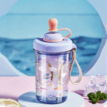 Load image into Gallery viewer, KidsPortable Water Bottle Cup with Straw and Lid-LOFA-Love for Arcade
