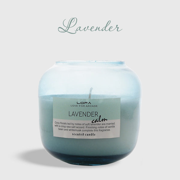 Lavender Globe Jar Scented Candle