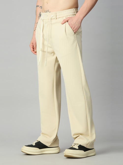 Men's relaxed fit Tencel stretch pants – right side profile