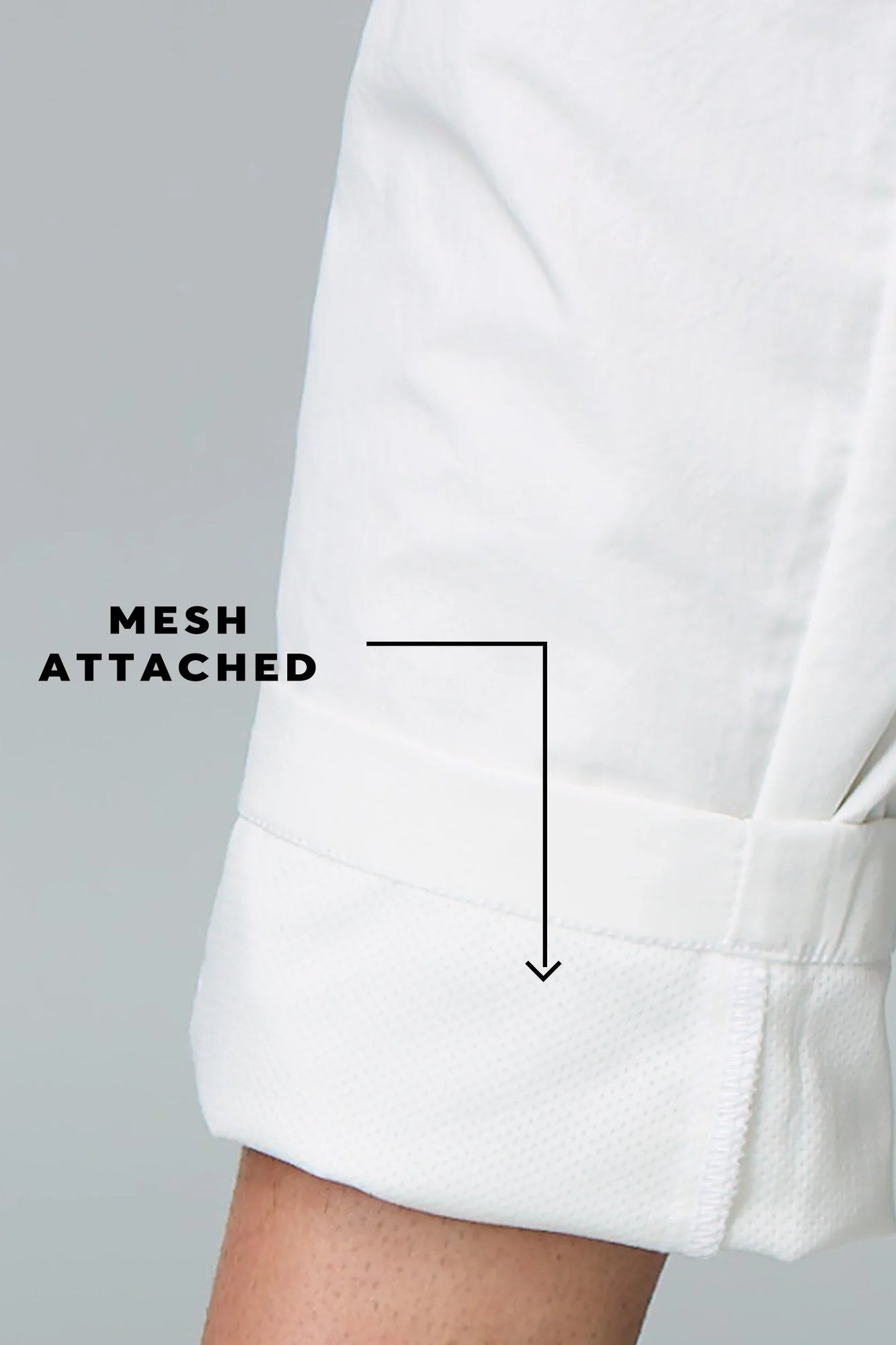 Comfort Fit White Smart Pants