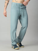 Aqua Blue Lightweight Comfort fit Smart Pant