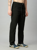 Black Lightweight Comfort fit Smart Pant