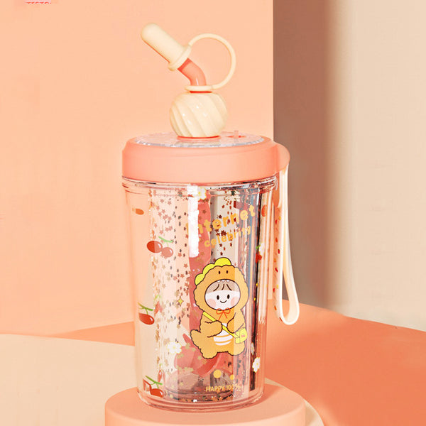 Mixer Shaker Sipper With Glitter-LOFA-Love for Arcade