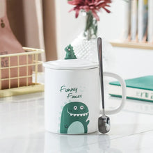 Load image into Gallery viewer, Ceramic Coffee &amp; Tea Mug with Lid &amp; Spoon LOFA-Love for Arcade
