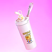 Load image into Gallery viewer, Stainless Steel  Bottle with Sipper and Straw-LOFA-Love for Arcade
