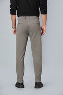 Comfort Fit Grey Formal Pants