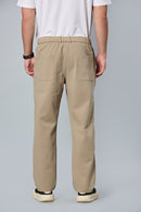 Comfort Fit Smart Casual Khaki Green Trousers