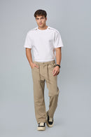 Comfort Fit Smart Casual Khaki Green Trousers