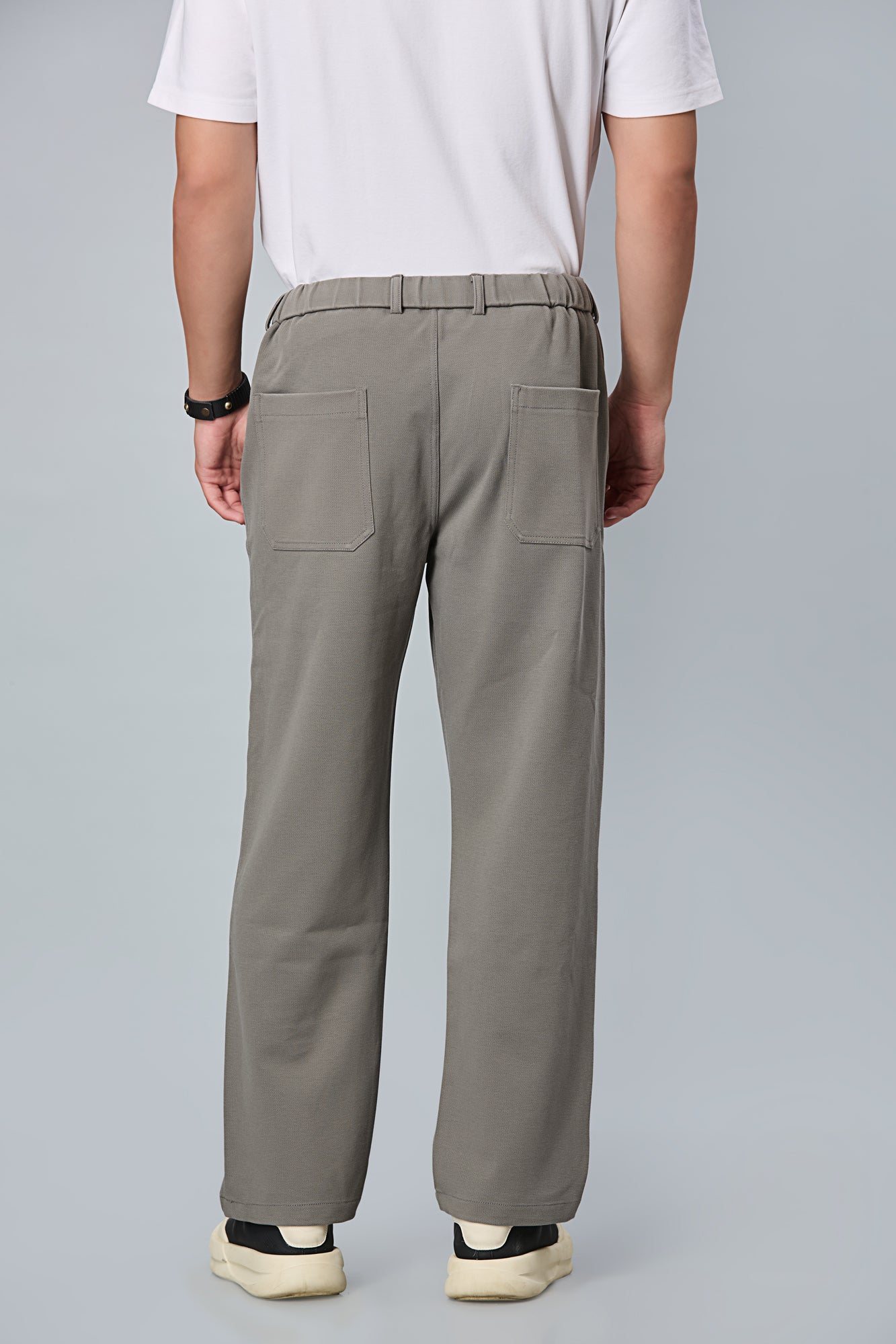 Comfort Fit Smart Casual Grey Trousers