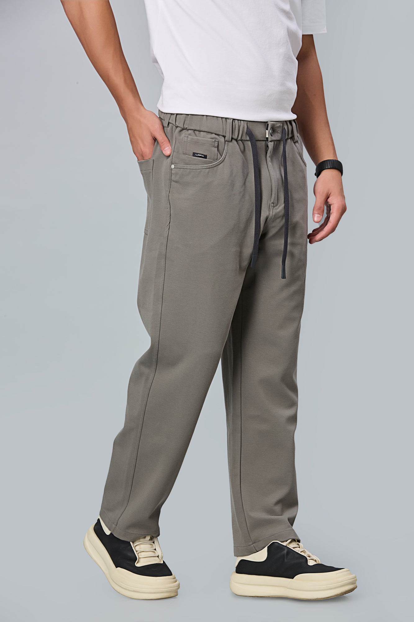 Comfort Fit Smart Casual Grey Trousers