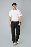 Comfort Fit Smart Casual Black Trousers