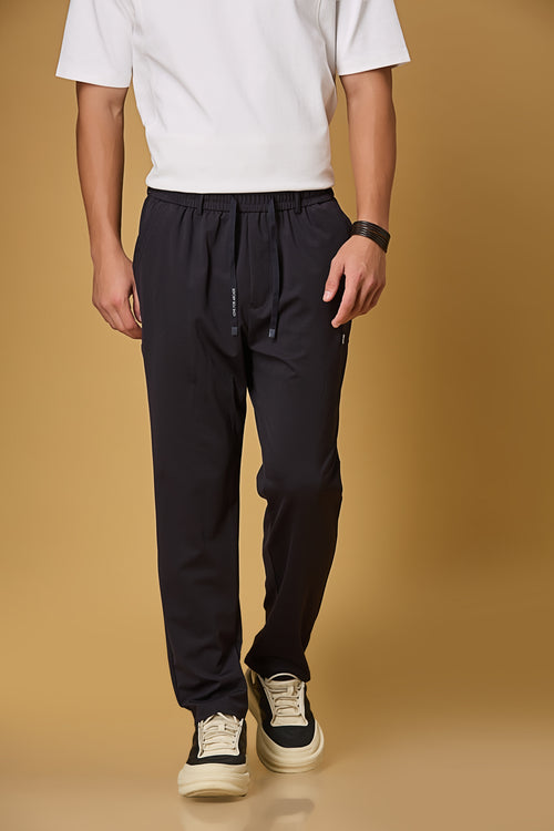 Comfort Fit Black Active Pants