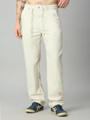 Beige Lightweight Comfort fit Smart Pant