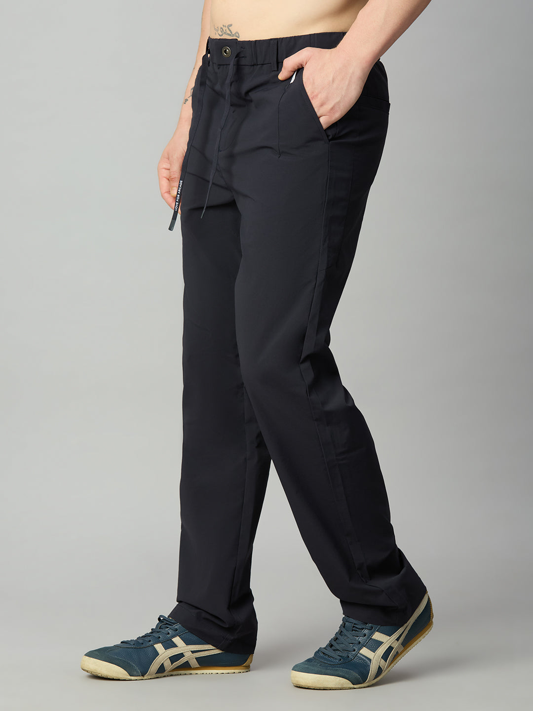 Deep Blue Lightweight Comfort fit Smart Pant