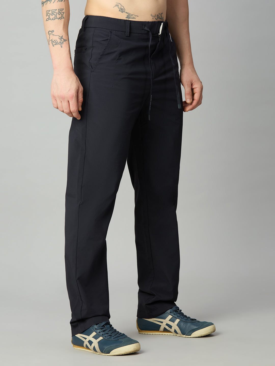 Deep Blue Lightweight Comfort fit Smart Pant