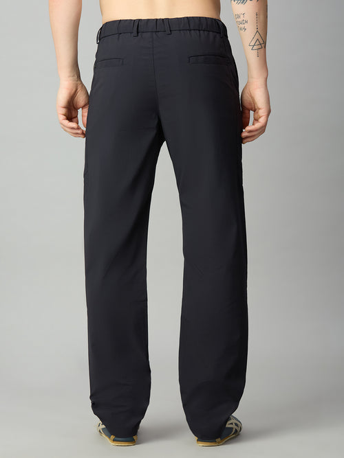 Deep Blue Lightweight Comfort fit Smart Pant