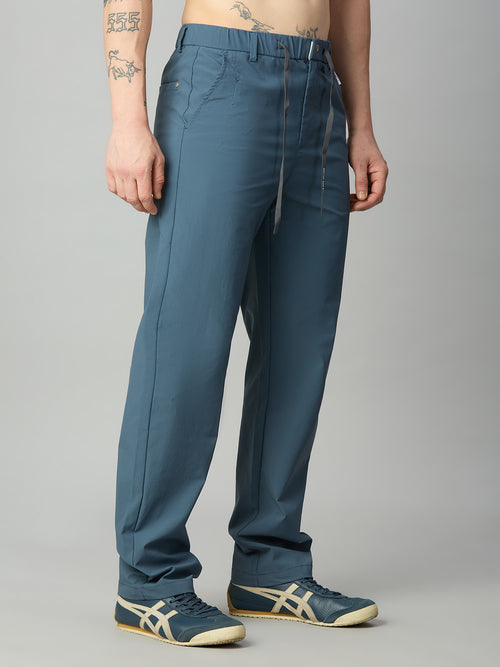 Ice Blue Lightweight Comfort fit Smart Pant