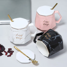Load image into Gallery viewer, Ceramic Coffee &amp; Tea Mug with Lid &amp; Spoon LOFA-Love for Arcade
