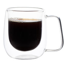 Load image into Gallery viewer, Double Wall Borosilicate Clear Glass Tea/Coffee Mug-LOFA-Love for Arcade
