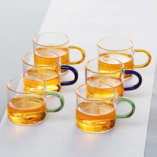 Load image into Gallery viewer, Clear Glass Tea Cup (Set of 6) - 120ml LOFA- love for arcade
