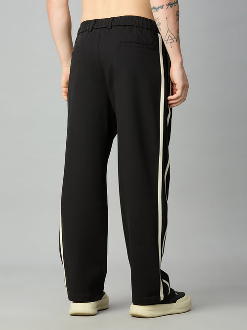 Men's cotton-Tencel baggy smart pants – back view