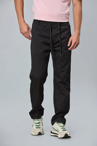 Comfort Fit Black Active Trousers