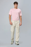 LOFA Men’s Cream Comfort Fit Polyester Activewear Trousers Styled Full Outfit