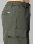 Close-up of functional cargo pocket detailing