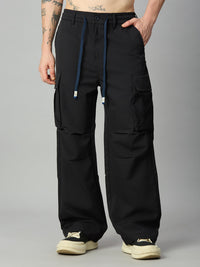 Navy Blue Baggy Cargo Pant