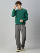 Model wearing Lofa™ relaxed fit Tencel stretch pants styled for everyday comfort and modern casual wear