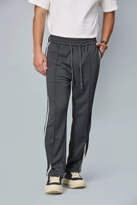 Straight Fit Grey Active Pants