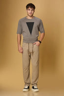LOFA Men’s khaki Relaxed Fit Trousers Styled Full Outfit – Everyday Look