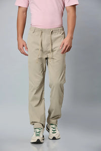 Comfort Fit Dark Khaki Active Trousers