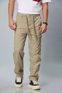 Comfort Fit Khaki Smart Pants