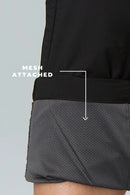 Net Lining and Waist String Detail on LOFA Men’s Black Comfort Fit Trousers