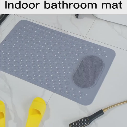 Anti Slip Bathroom mat with Foot Scrubber-LOFA-love for Arcade