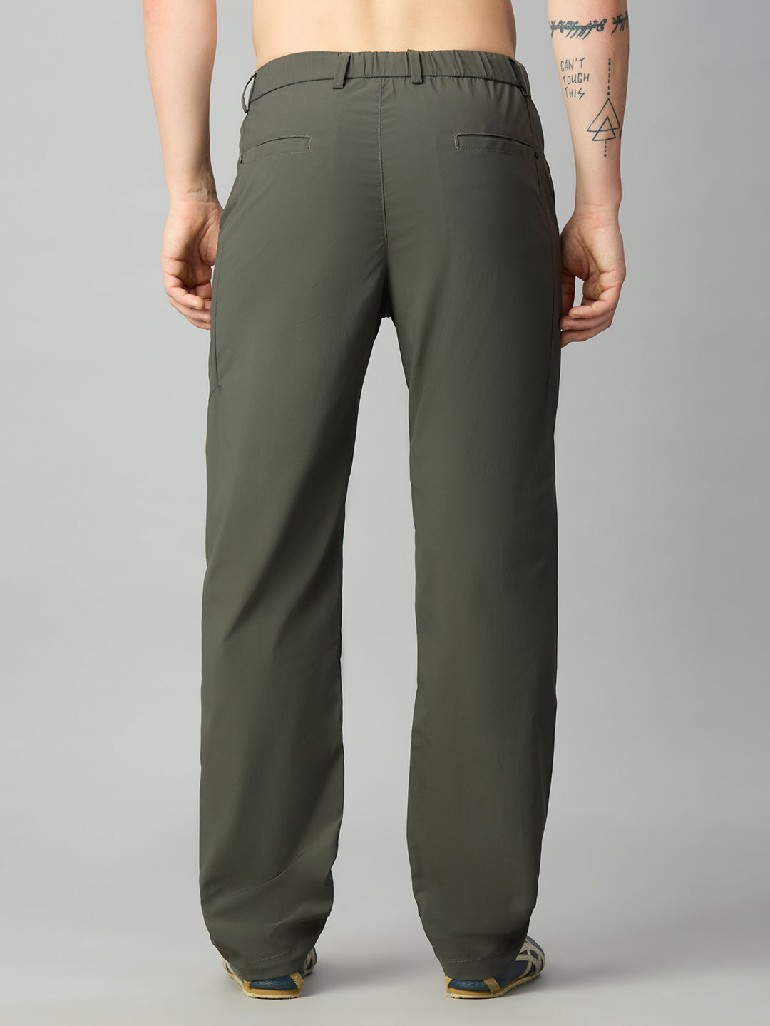Grey Lightweight Comfort fit Smart Pant