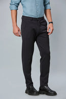 Side view of LOFA men’s stretchable formal trousers – modern slim fit with premium nylon–cotton–spandex fabric.