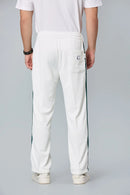 Back view of LOFA straight-fit men’s active pants – clean silhouette with wrinkle-resistant fabric.