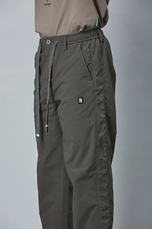 Net Lining and Waist String Detail on LOFA Men’s Dark Grey Comfort Fit Trousers