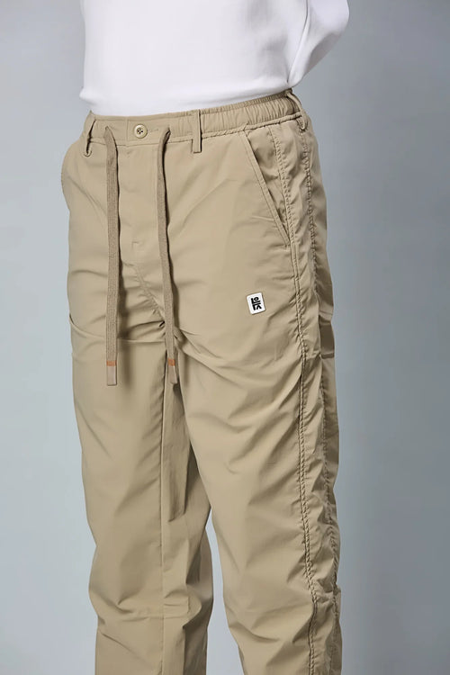 Net Lining and Waist String Detail on LOFA Men’s Khaki Comfort Fit Trousers